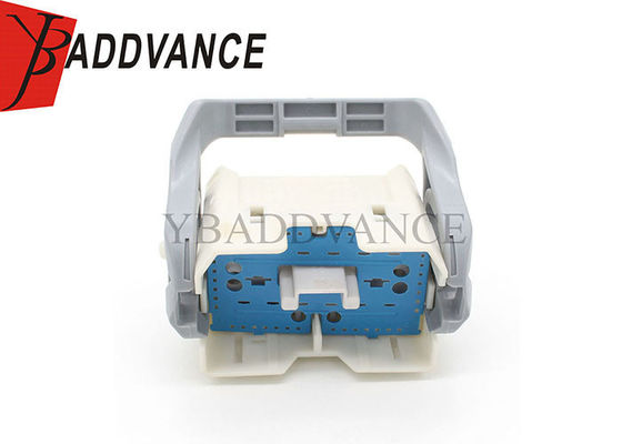 57 Pin White Delphi Auto Electrical Connectors With Terminals