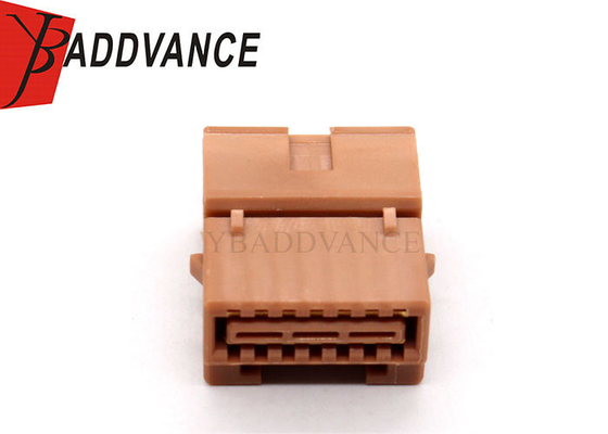 YBADDVANCE 14 Pin Female Brown Auto Automotive Electric Connectors Wir For Car