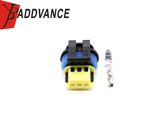 Waterproof Female 3 Pin  GT 150 Series Connector Housing For GM 15336029