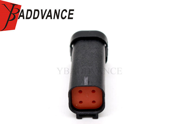 Waterproof Male 4 Pin Black Automotive Connector For Industrial Agriculture