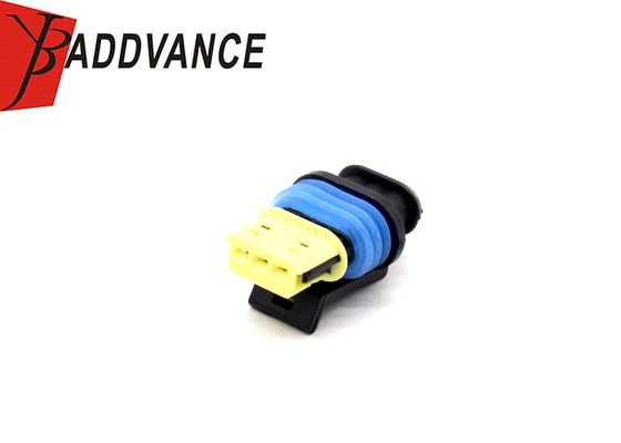 Waterproof Female 3 Pin  GT 150 Series Connector Housing For GM 15336029
