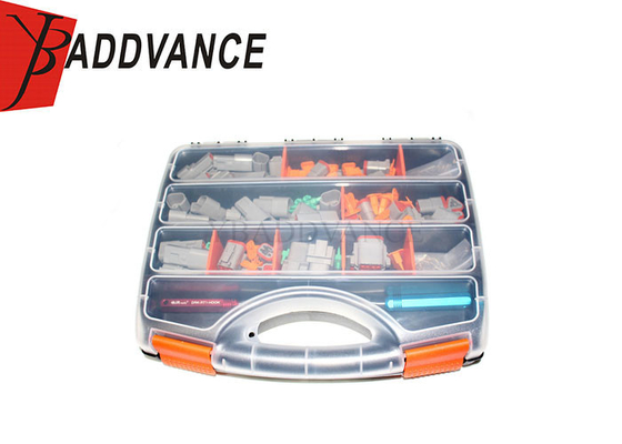1 Set of (2+3+4+6+8+12) Pins Deutsch DT Series Connector Kits Solid Contacts With Removal Pin Tools