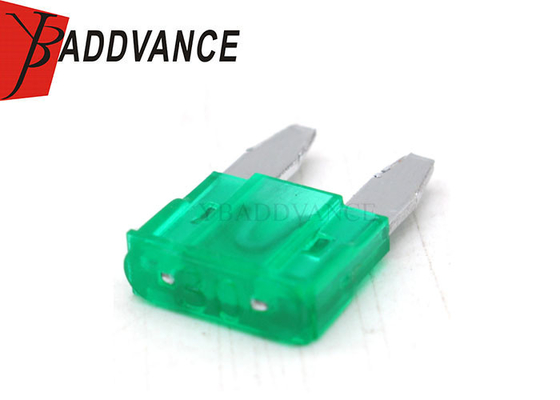 30 Amp Green Mini Blade Fuses APM / ATM Automotive Blade Fuse For Truck Cars