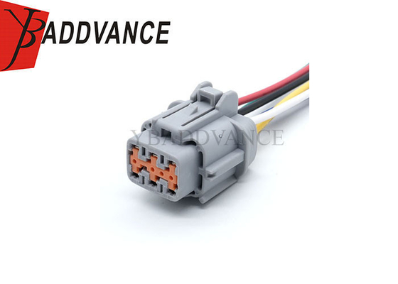 6189-1175 6 Pin Car Headlight Female 2.2MM Electronic Automotive Wire Harness For Nissan Teana 6188-0560