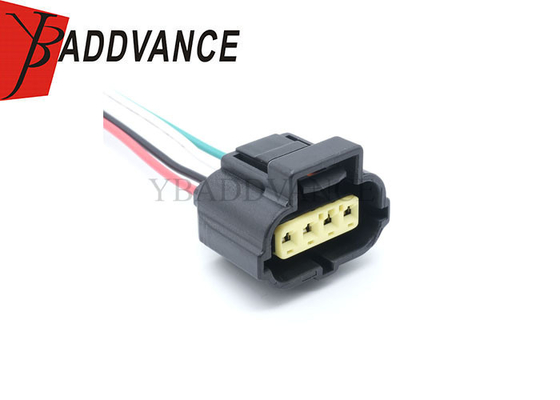 90980-10711 184046-1 4 Pin Female Waterproof Throttle Position Sensor Automotive Wire Harness For Toyota