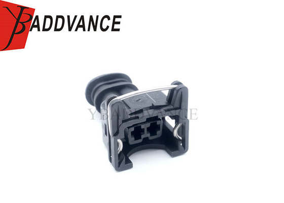 282956-1 2 Pin Female Junior Power Timer Series Automotive Waterproof Black Electric Plugs