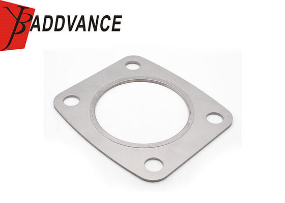 Steel Brass Washer Square Multi Hole Flange Connector Metal Shim Gasket Bending 337-3363
