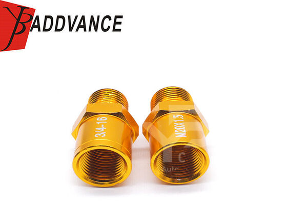 M20x1.5 3/4-16 UNF 10AN Oil Filter Sandwich Plate Adapter Universal for Mitsubishi EVO Oil Cooler