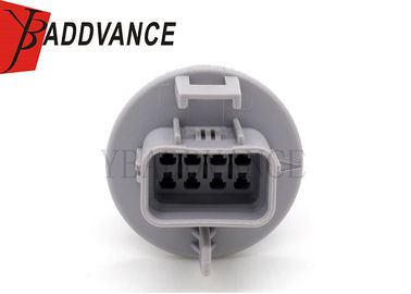 Gray Waterproof Electrical Plastic 8 Pin Connector 2 Row For Motorcycle