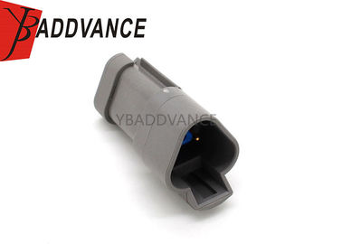 DT04-3P-CE01 Deutsch Automotive Connectors DT Series 3 Pin Male Connector With Wedge And Short Cap