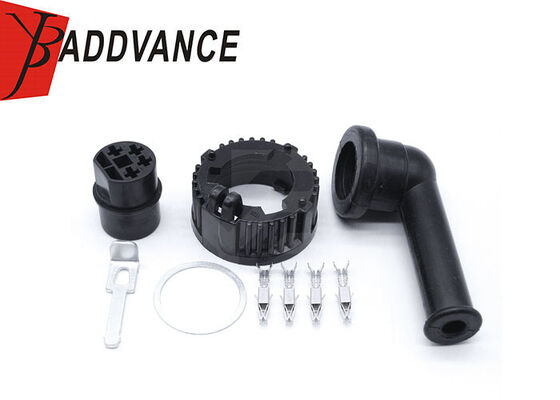 DJ7047YA-3.5-21 여성 4 핀 3.5mm 나일론 마일리지 속도 센서 커넥터 자동차용